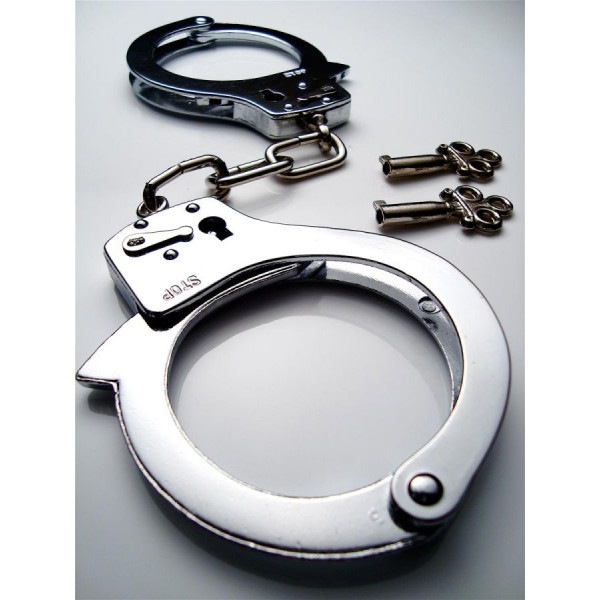 Handcuffs - Basic Light weight chrome / black