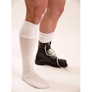 BOOT SOCKS WHITE